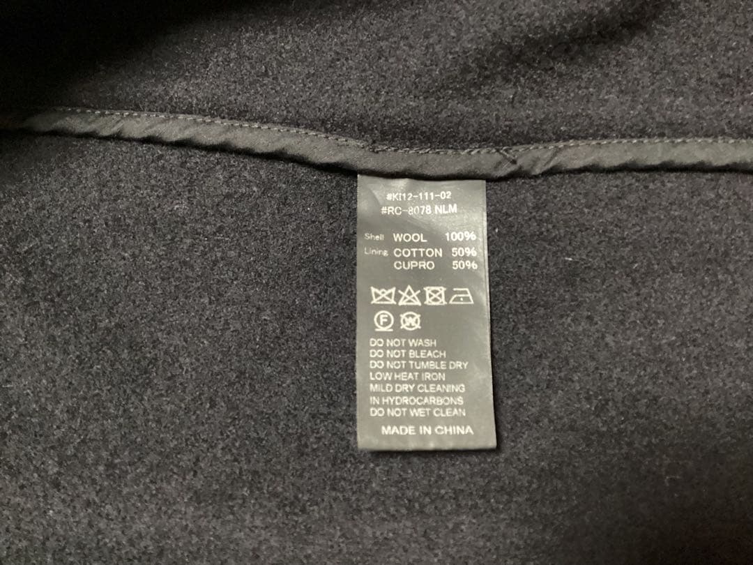 ORCIVAL ライトモッサフードコート サイズ2 フード付きネイビーコート