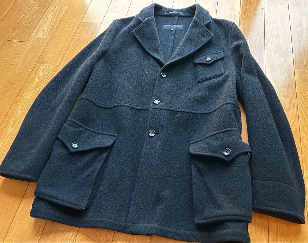田中オム　ウールメルトンコート　コムデギャルソン　オム