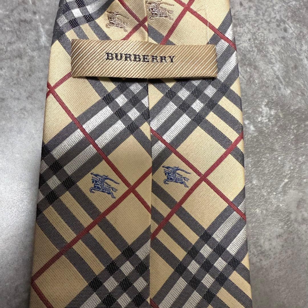 【✨極美品✨】BURBERRY バーバリー ネクタイ ノバチェック ホースロゴ