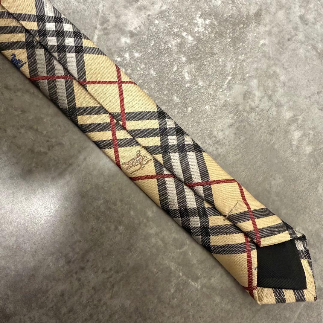【✨極美品✨】BURBERRY バーバリー ネクタイ ノバチェック ホースロゴ