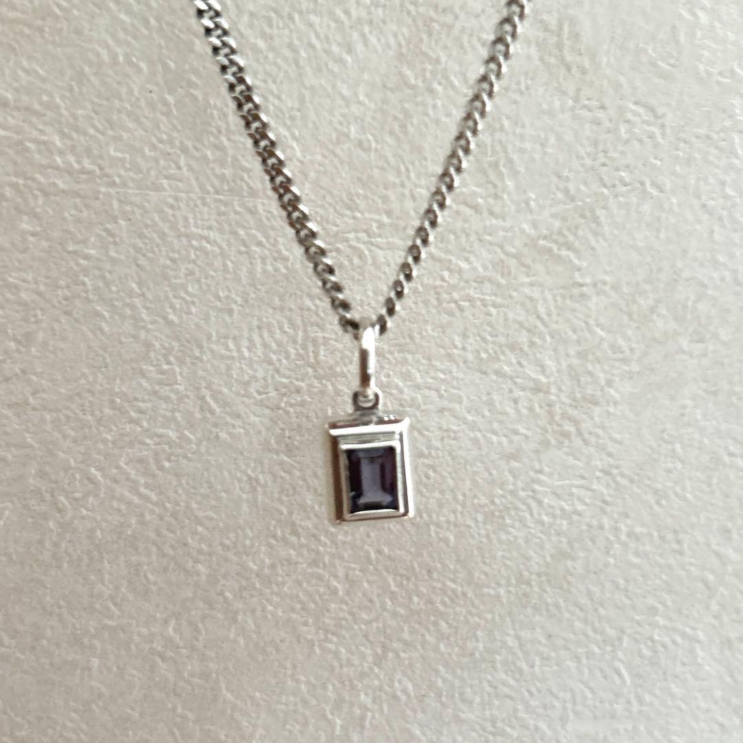 ✨ageteアメジストシルバーネックレス✨