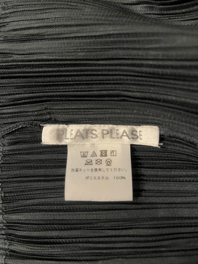 ネイビー　PLEATS PLEASE ノースリーブ オールインワン