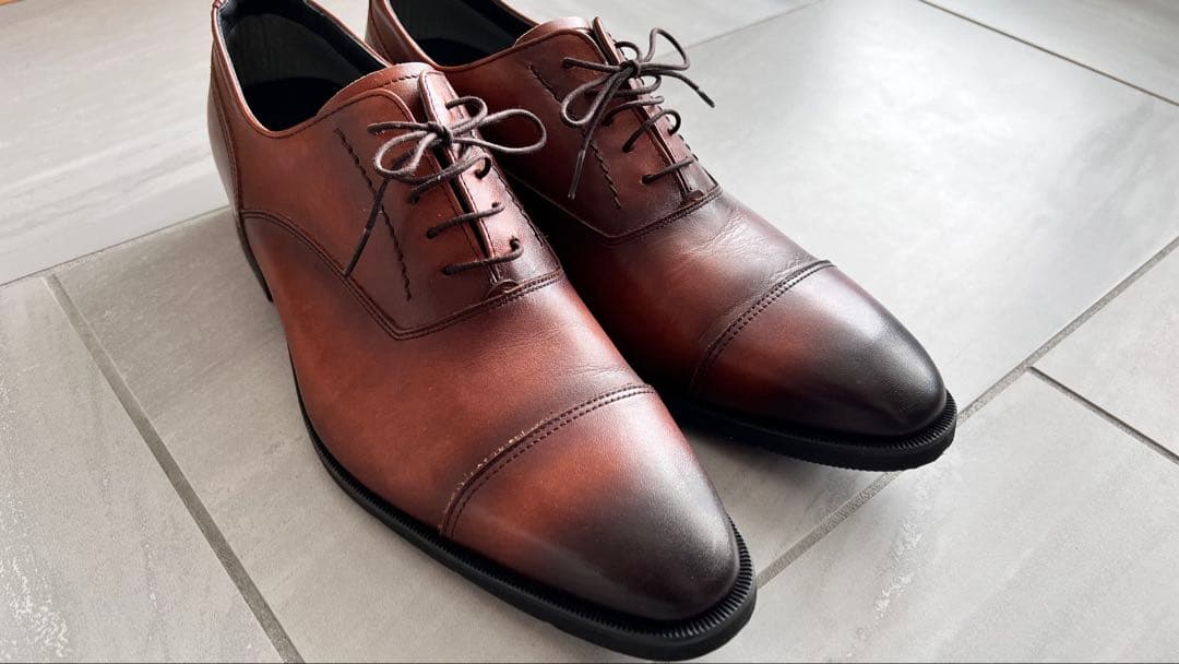 ☆美品☆ REGAL GORE-TEX ストレートチップ　ビジネス 茶 ベルト付