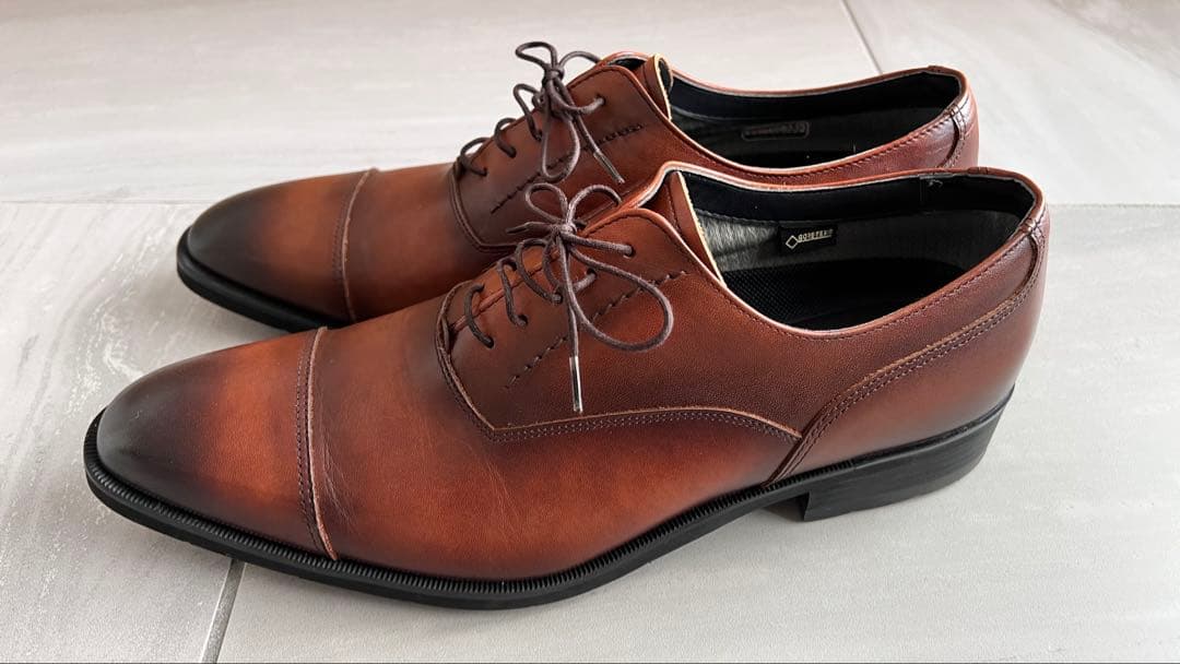 ☆美品☆ REGAL GORE-TEX ストレートチップ　ビジネス 茶 ベルト付