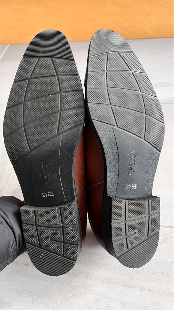 ☆美品☆ REGAL GORE-TEX ストレートチップ　ビジネス 茶 ベルト付