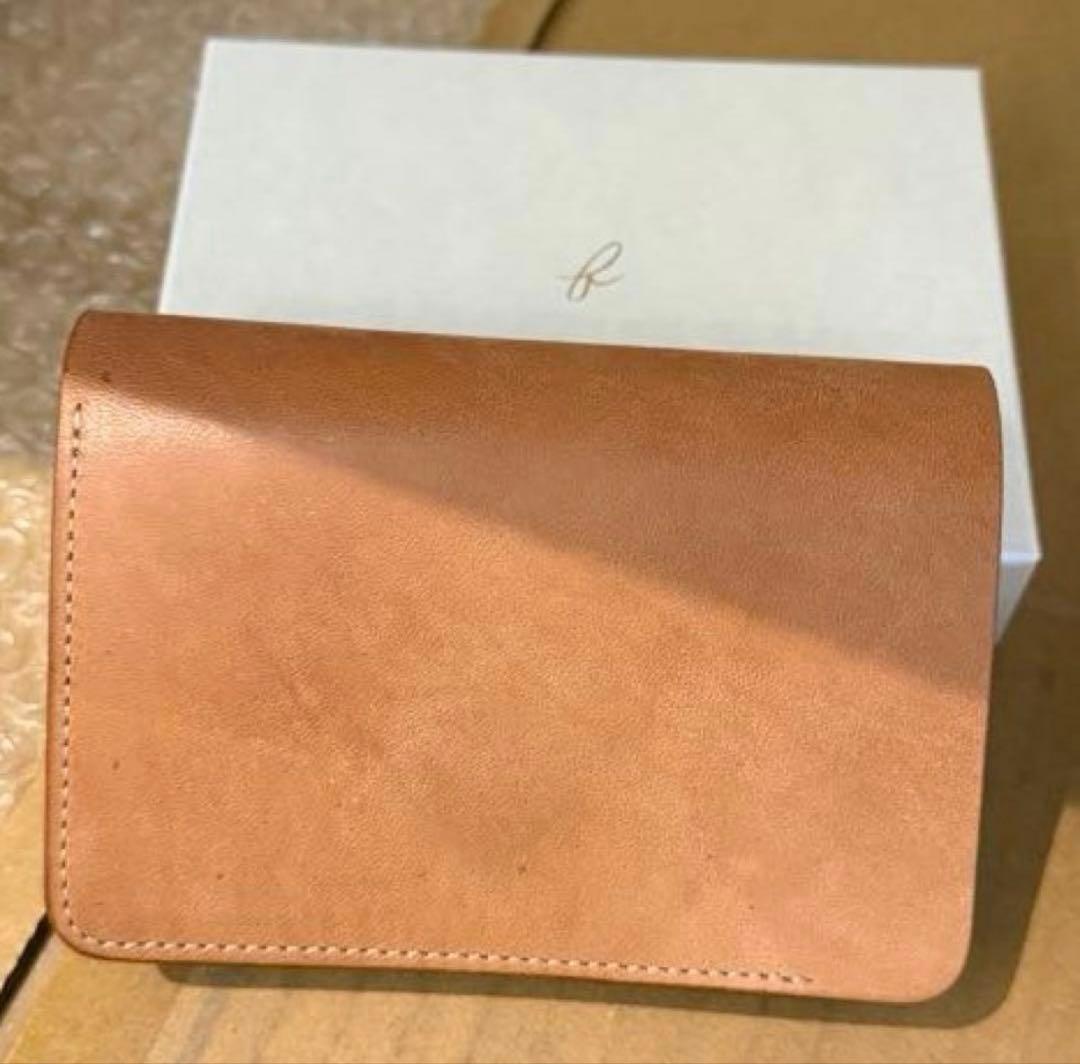 新品 forme Short Wallet Natural Horse Butt