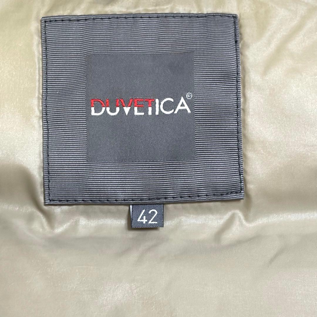 美品　デュベティカ　DUVETICA ウール　ダウンベスト　グレー　L