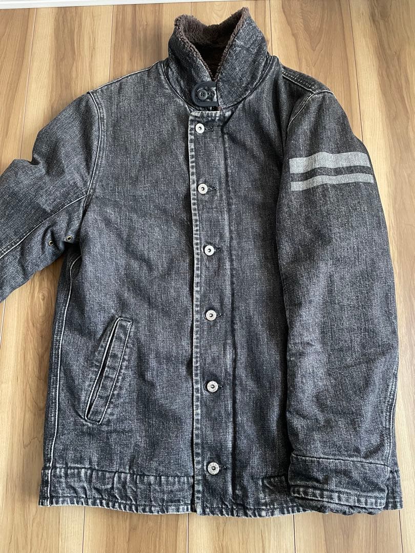 MOMOTARO JEANS グレーデニム N-1デッキジャケット 40