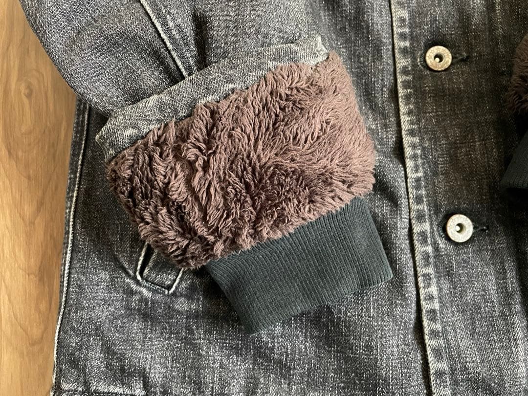 MOMOTARO JEANS グレーデニム N-1デッキジャケット 40