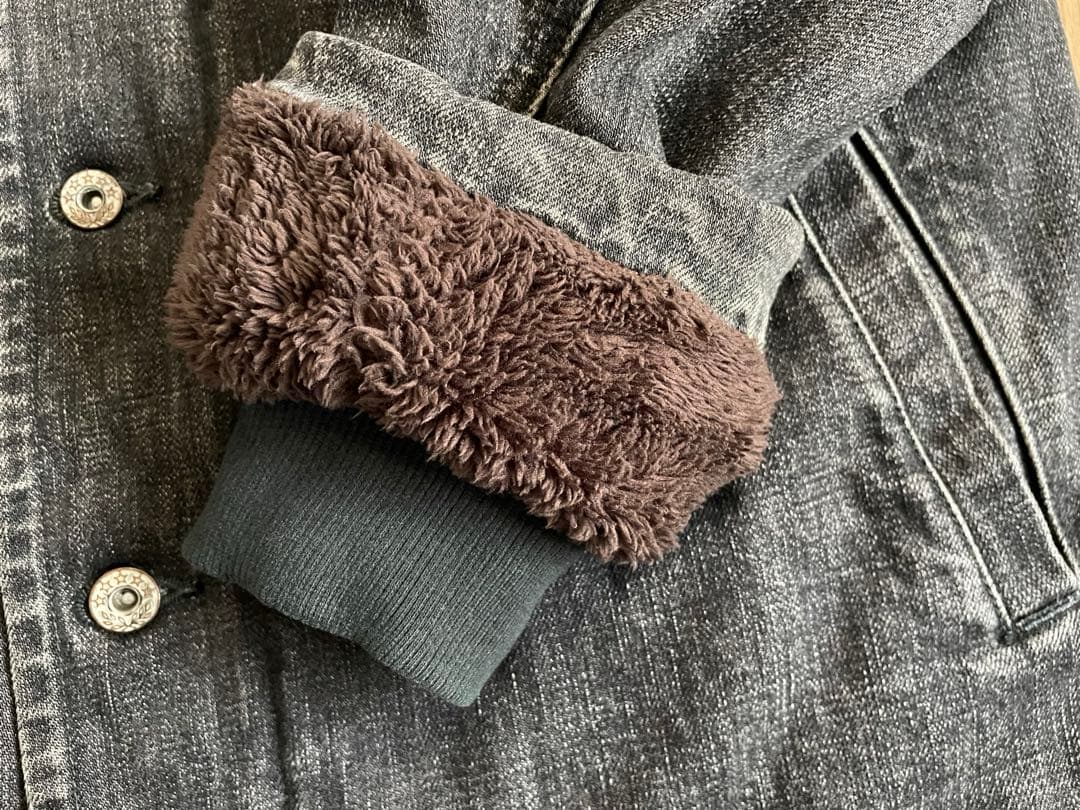 MOMOTARO JEANS グレーデニム N-1デッキジャケット 40