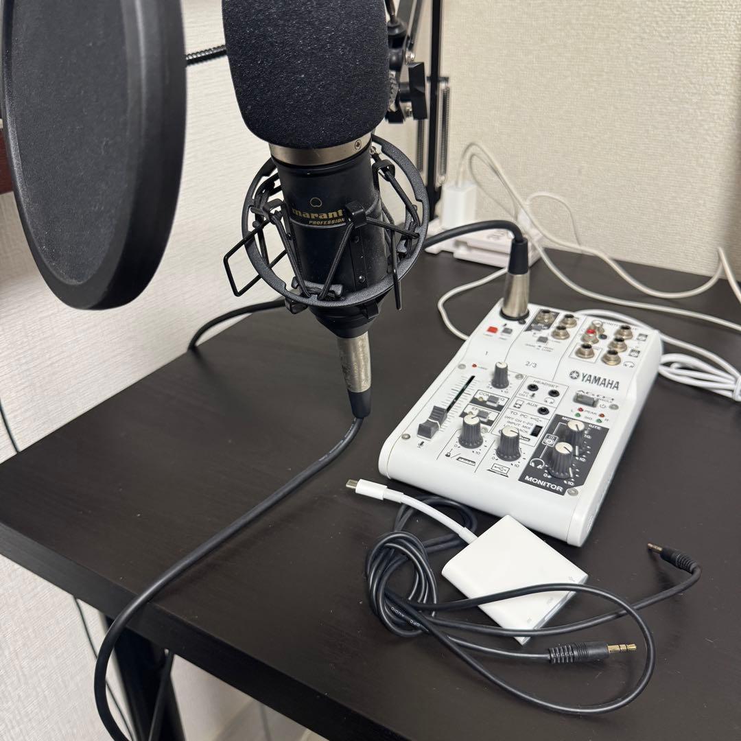 YAMAHA AG03 配信セット Apple公式ハブ付