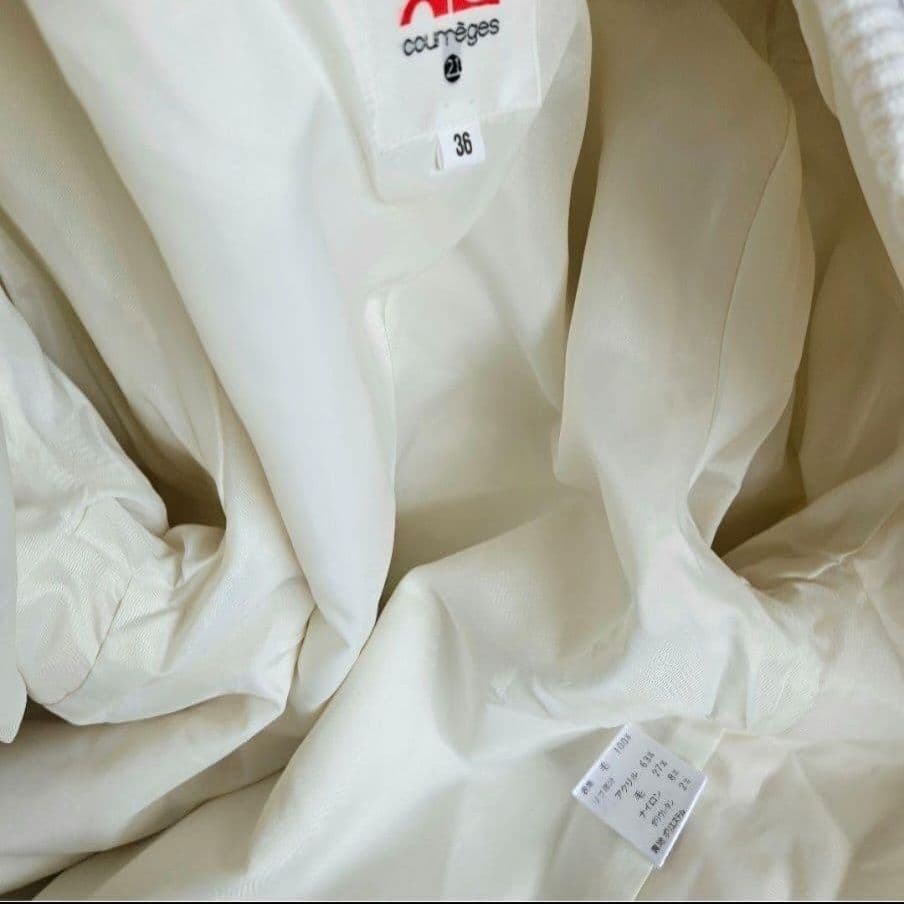 なはま@週末明けに評価します ; _ ;様☆希少★Courreges スタジャン