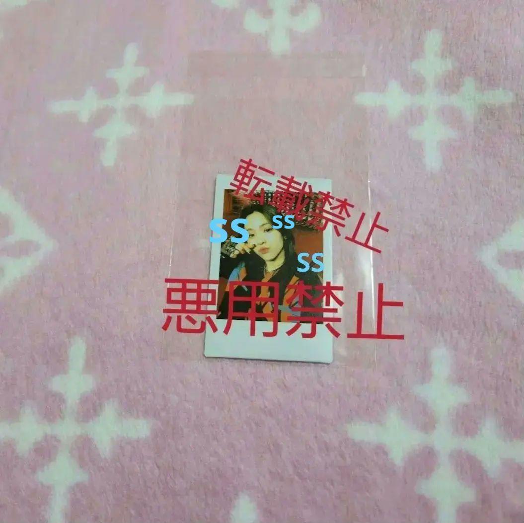 リュジン チェキ Voltage ITZY サイン ポラロイド 直筆 オレンジ