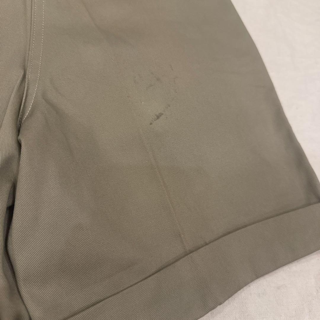 80s VINTAGE CHINO SHORTS ARMY KHAKI USA製