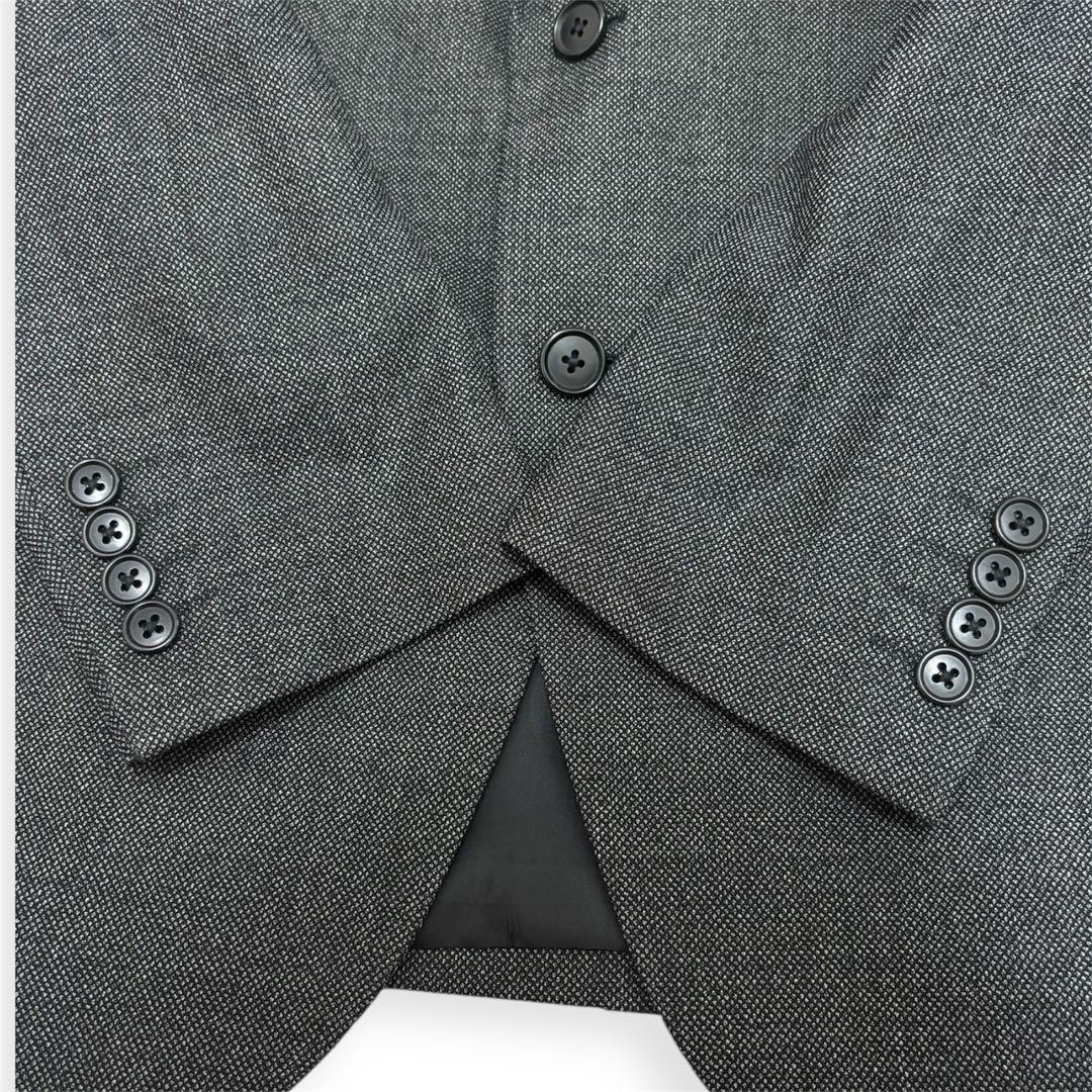 【新品未使用】HIROKO KOSHINO セットアップ　ミディアムグレー