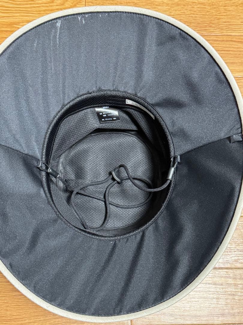 サンバリア100 ウィンドハット Mアイボリー 帽子