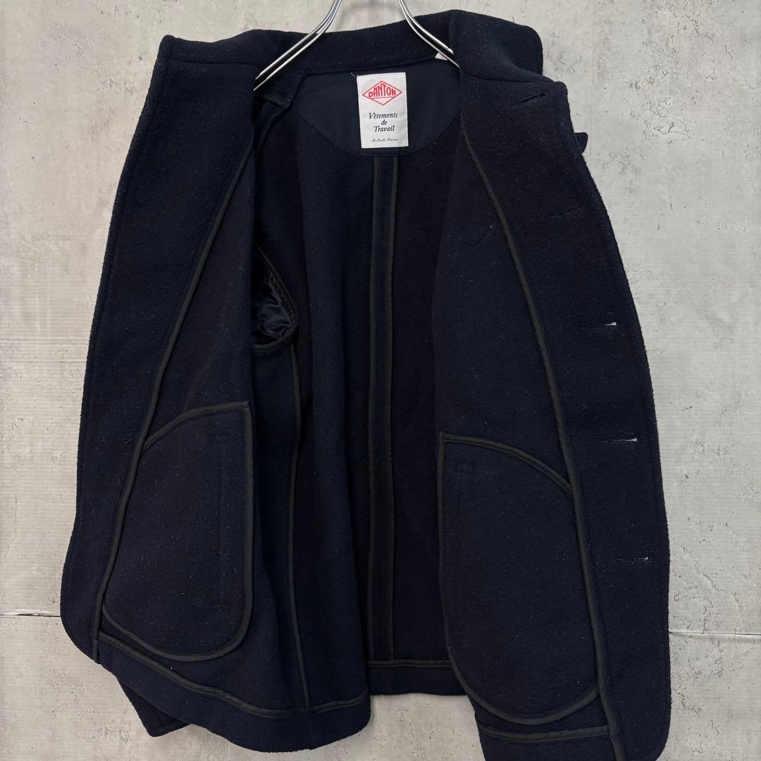 yujin0120010 DANTON ラウンド カラー ジャケット