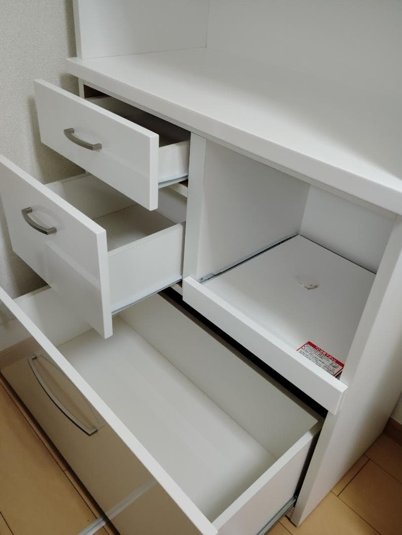 ニトリ　キッチンボード　食器棚　コパン80KB