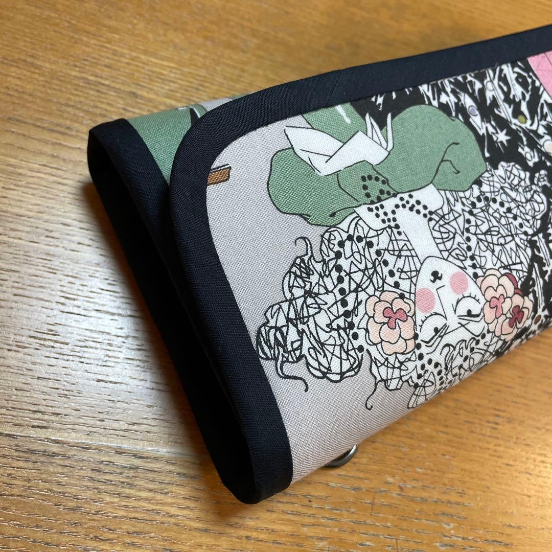長財布　やりくり財布　ハンドメイド　激レア生地