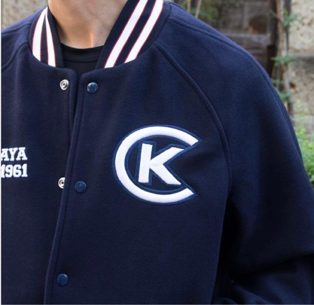 木梨サイクル　メルトンスタジャン　ネイビー　Mサイズ