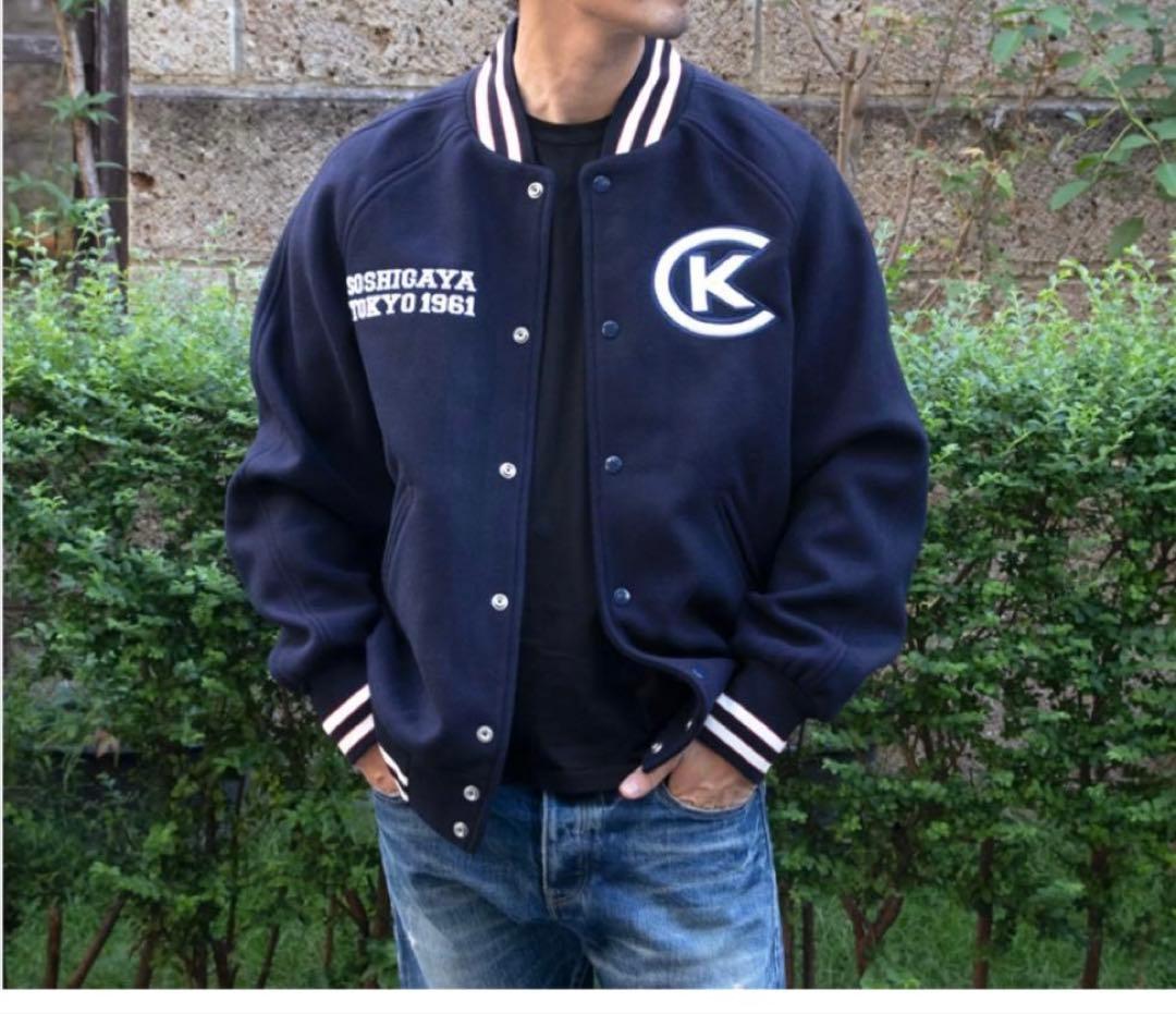 木梨サイクル　メルトンスタジャン　ネイビー　Mサイズ