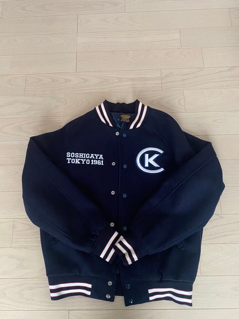 木梨サイクル　メルトンスタジャン　ネイビー　Mサイズ