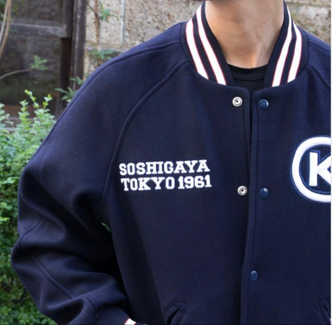 木梨サイクル　メルトンスタジャン　ネイビー　Mサイズ