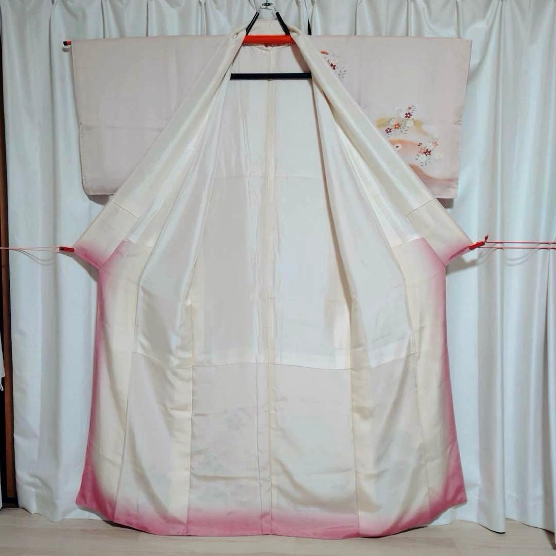 正絹　友禅　訪問着　袷　フルセット　未着用　卒業式　入学式　七五三　ミト