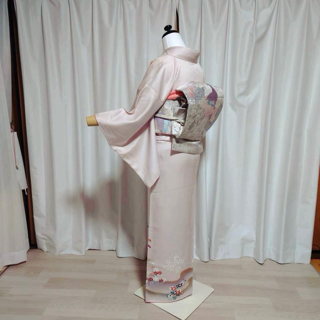 正絹　友禅　訪問着　袷　フルセット　未着用　卒業式　入学式　七五三　ミト