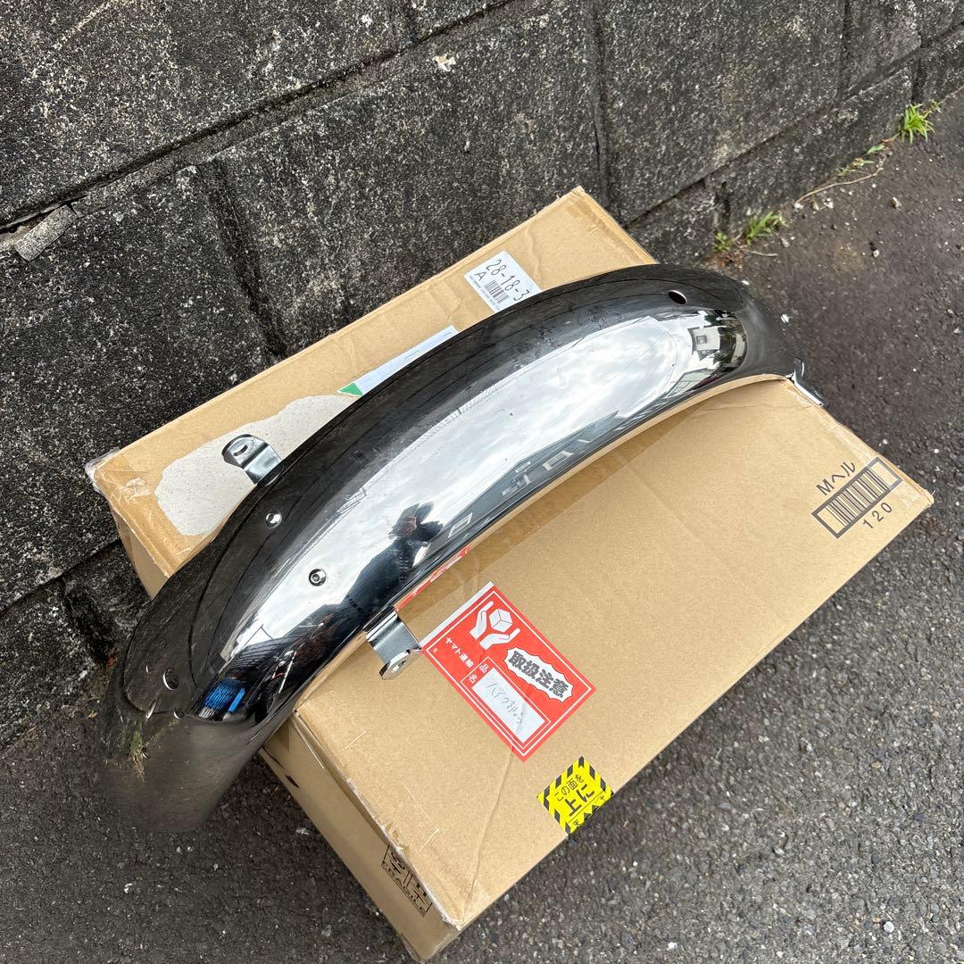 デイトナ45218 ステンレスショートフェンダー リア SR400/500用