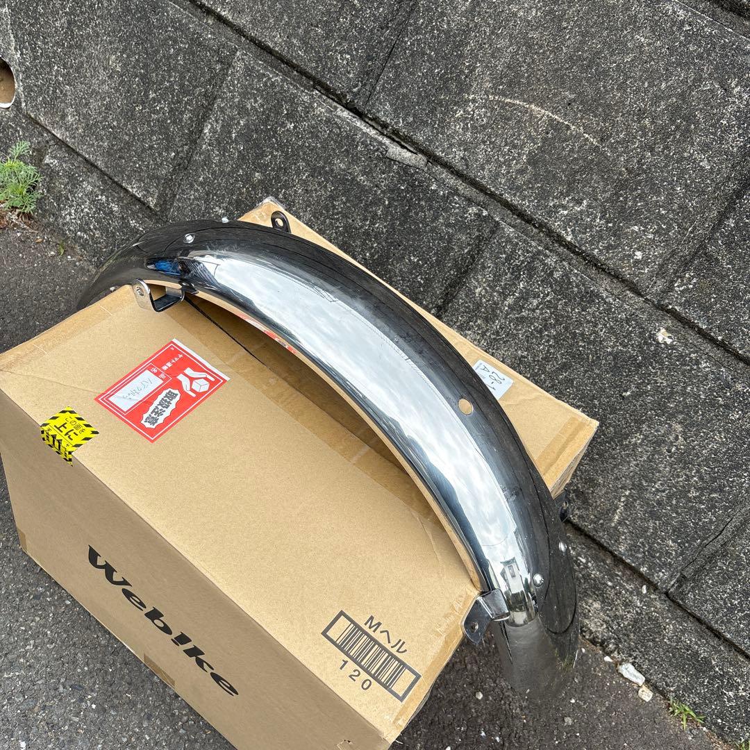 デイトナ45218 ステンレスショートフェンダー リア SR400/500用