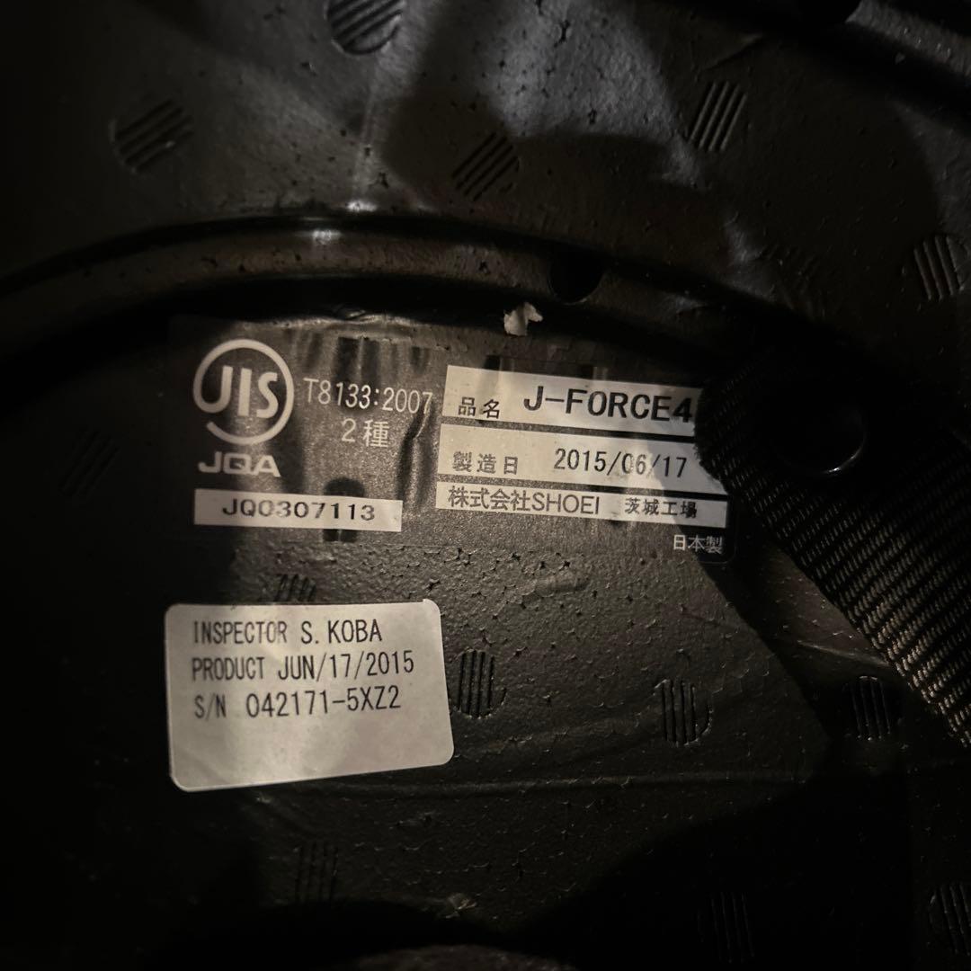 SHOEIヘルメットJ-FORCE4マットブラック　サイズL