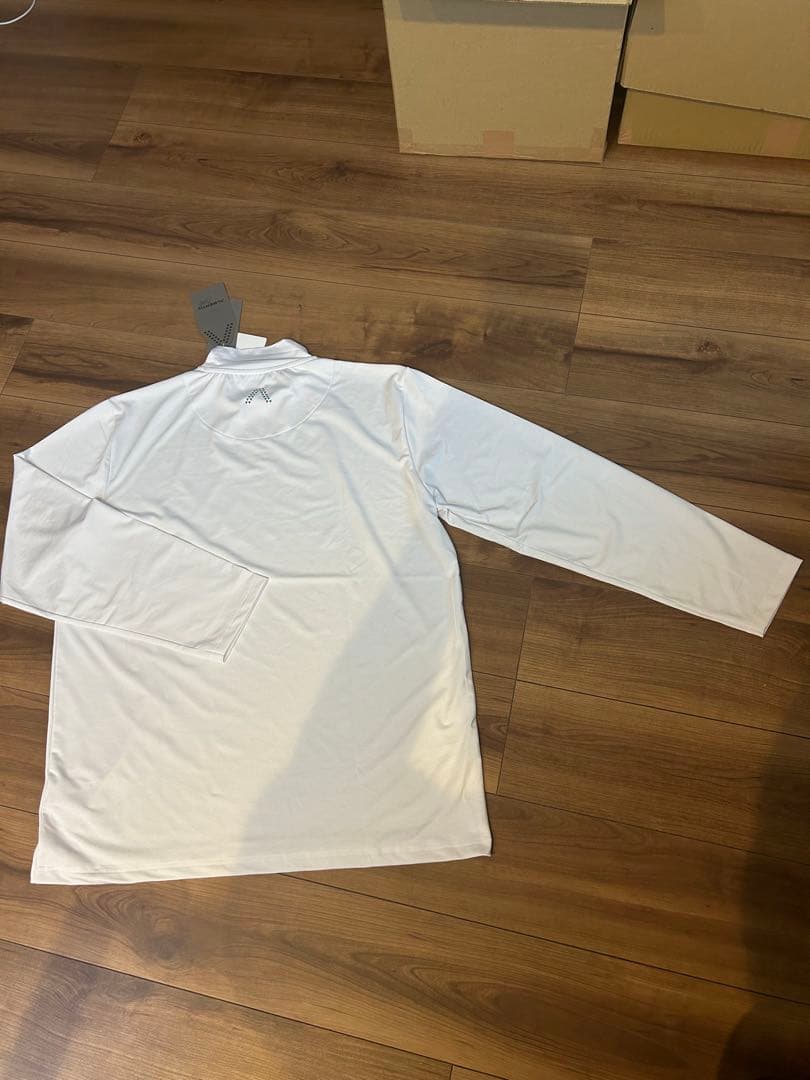 アルベルトゴルフ長袖モックシャツXXL