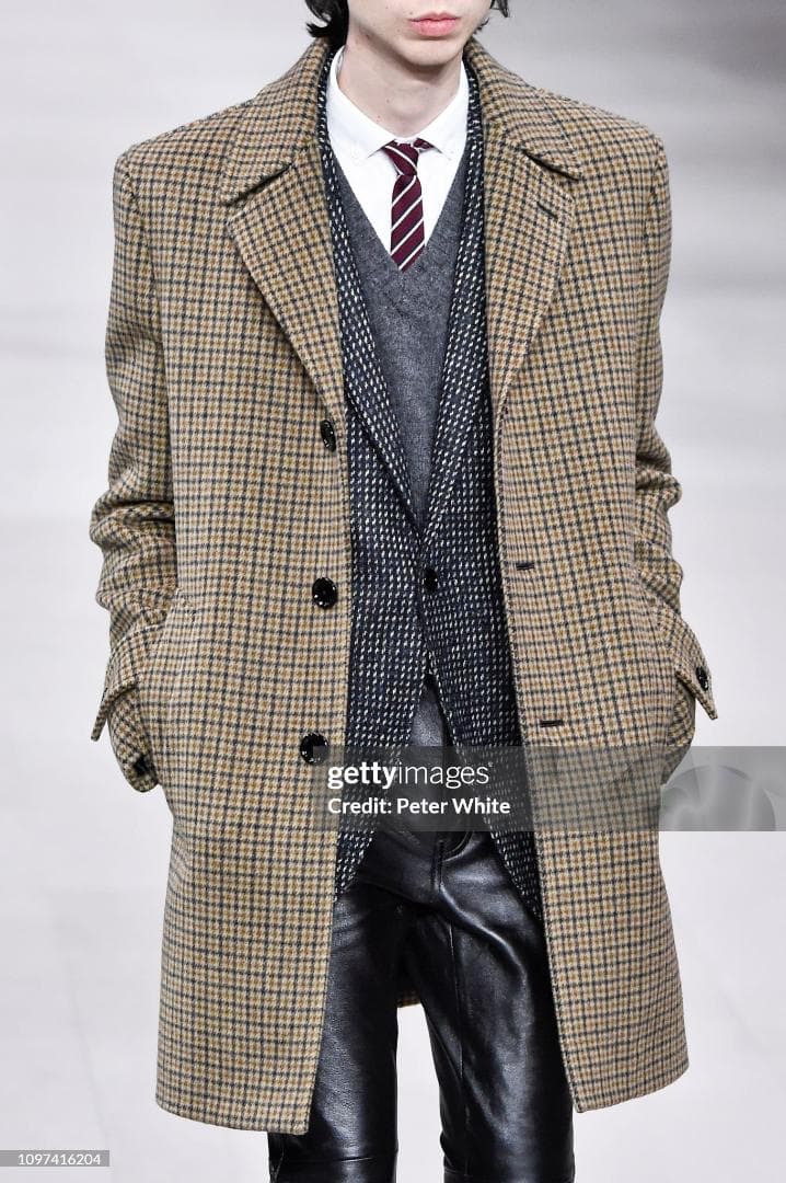 る*る様 【定価65万】19AW CELINE 千鳥チェスターコート44【美品】