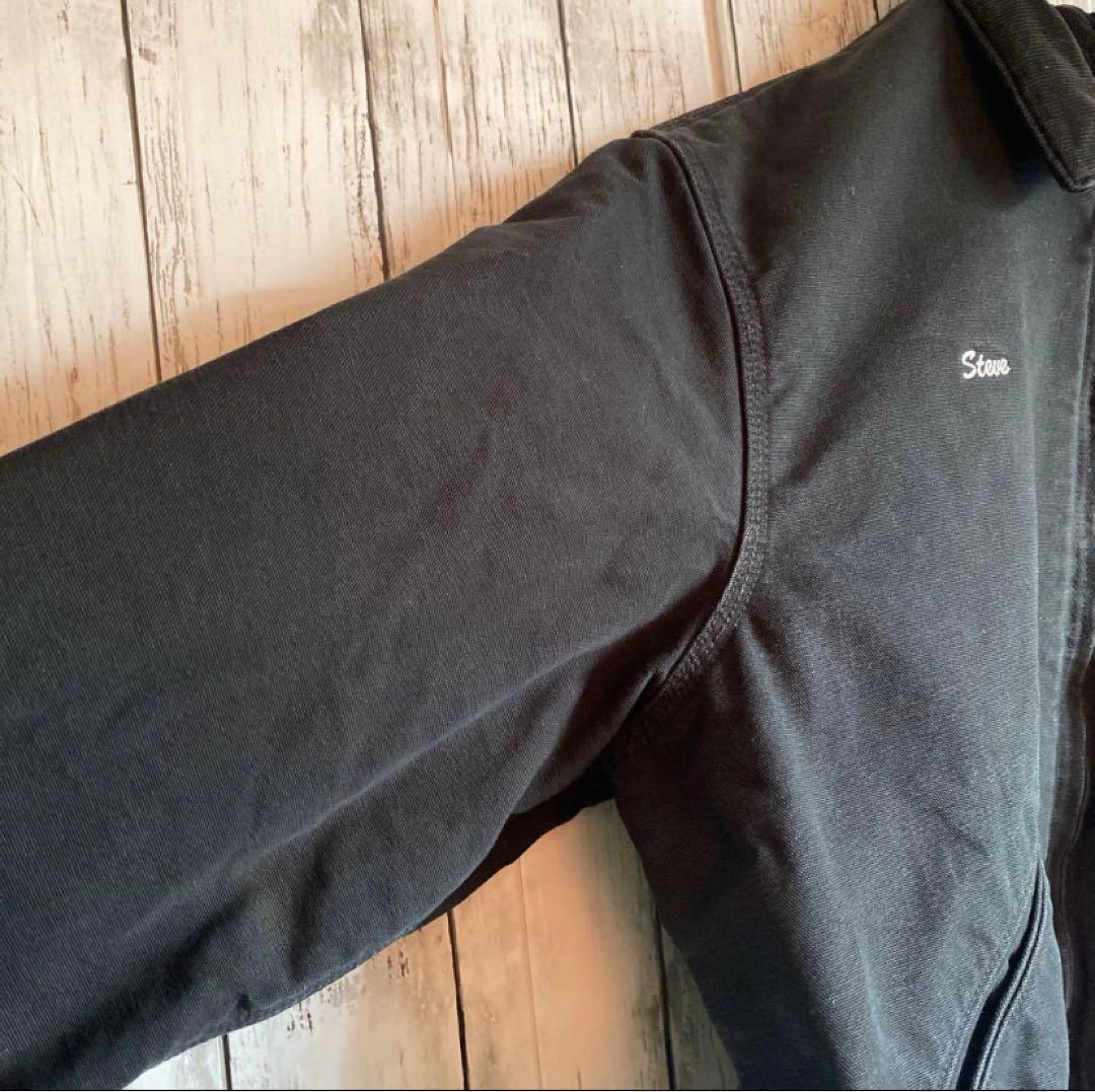 【とも】カーハート デトロイトジャケットBLK 黒 ブラック L USA製