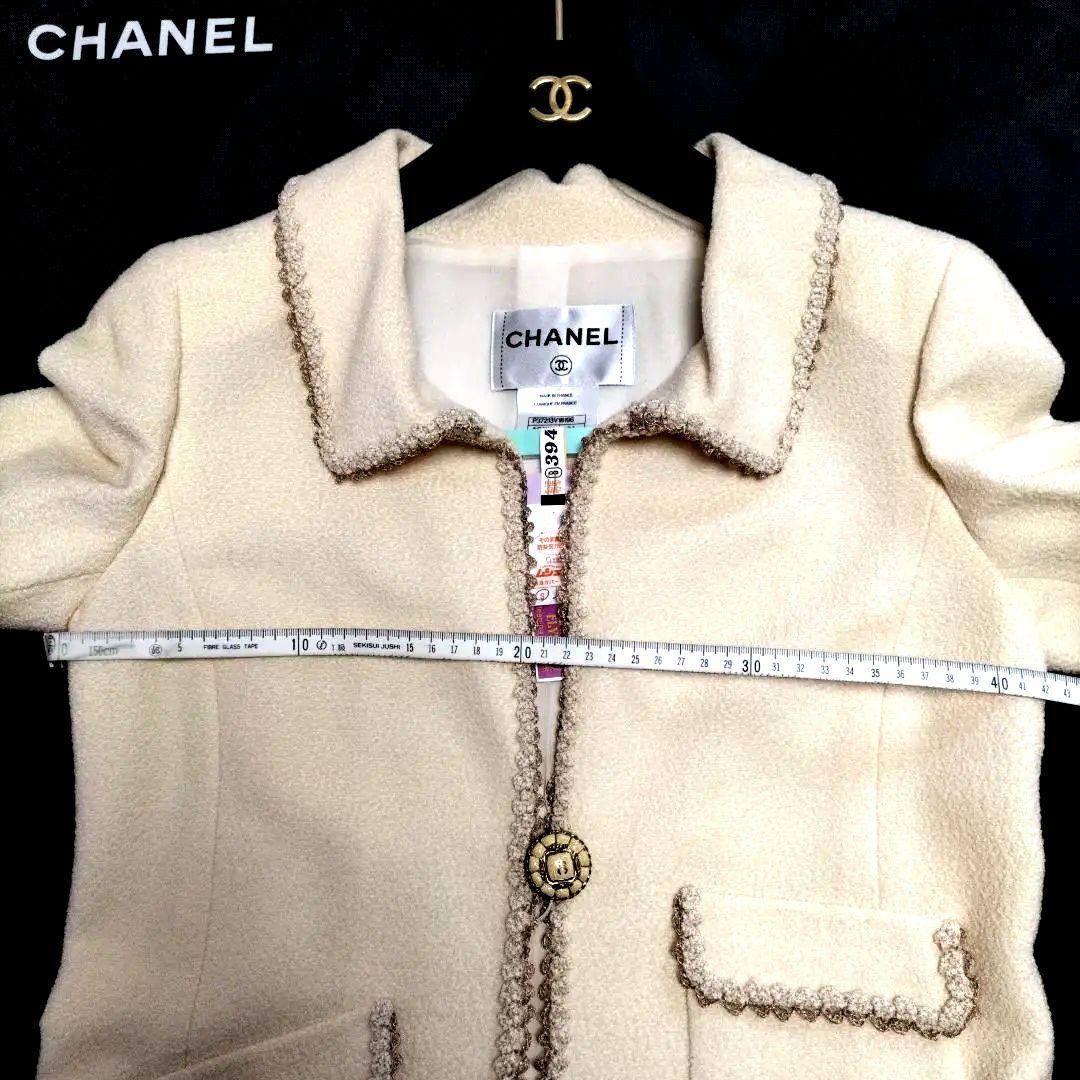 【極美品】CHANEL テーラードジャケット34CHANELハンガー＆カバー付き