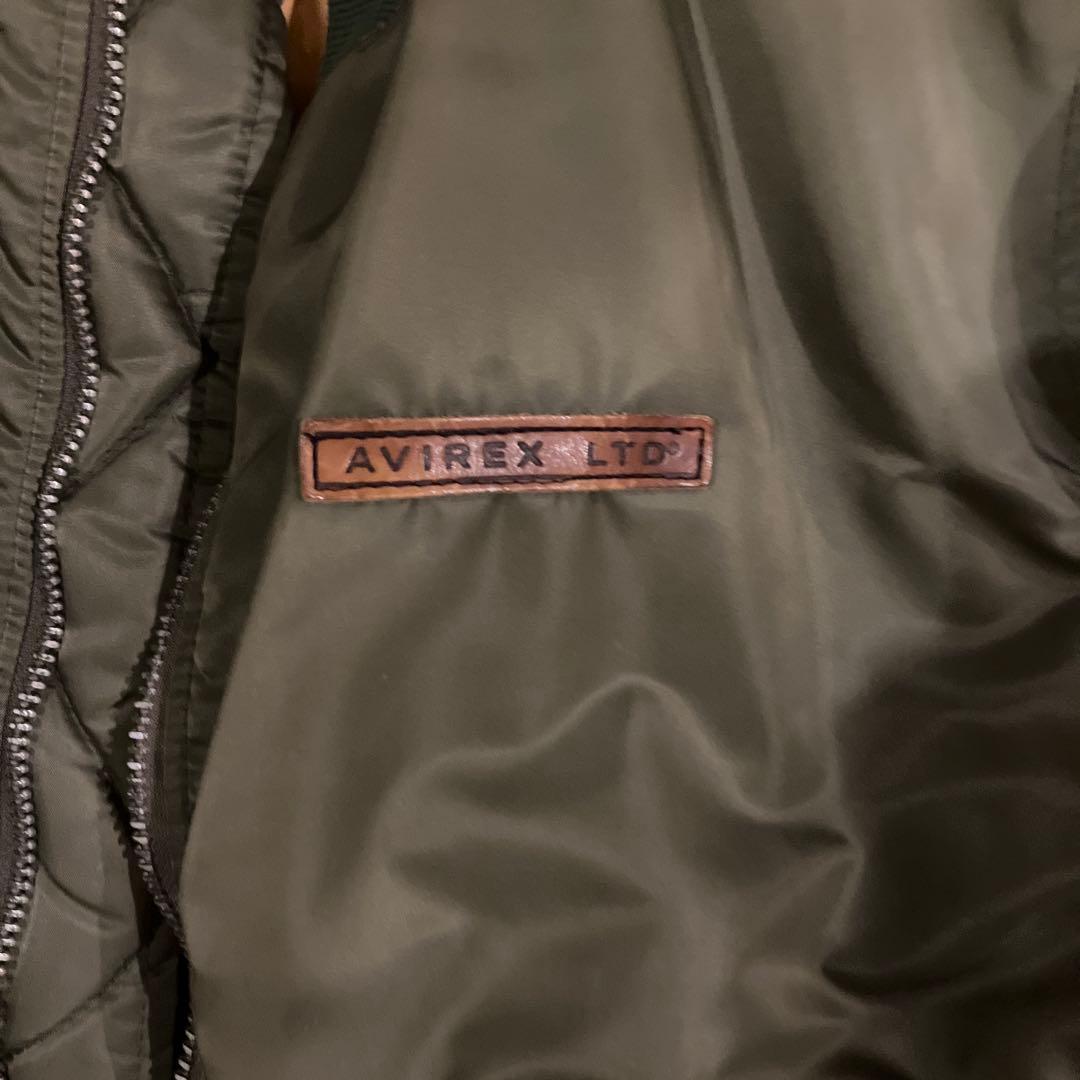 かしょうAVIREX MA-1ジャケット オリーブグリーン