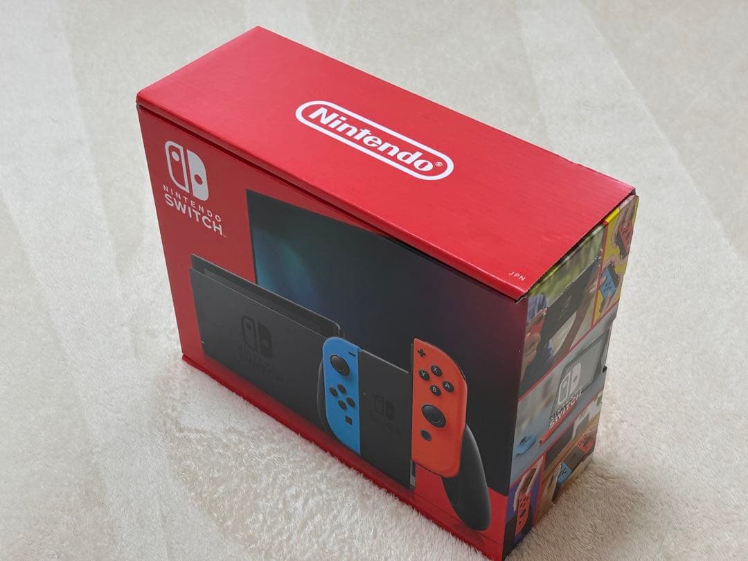 【新品】任天堂Switch ネオン　2025/6/19より一年保証・販売店印有り