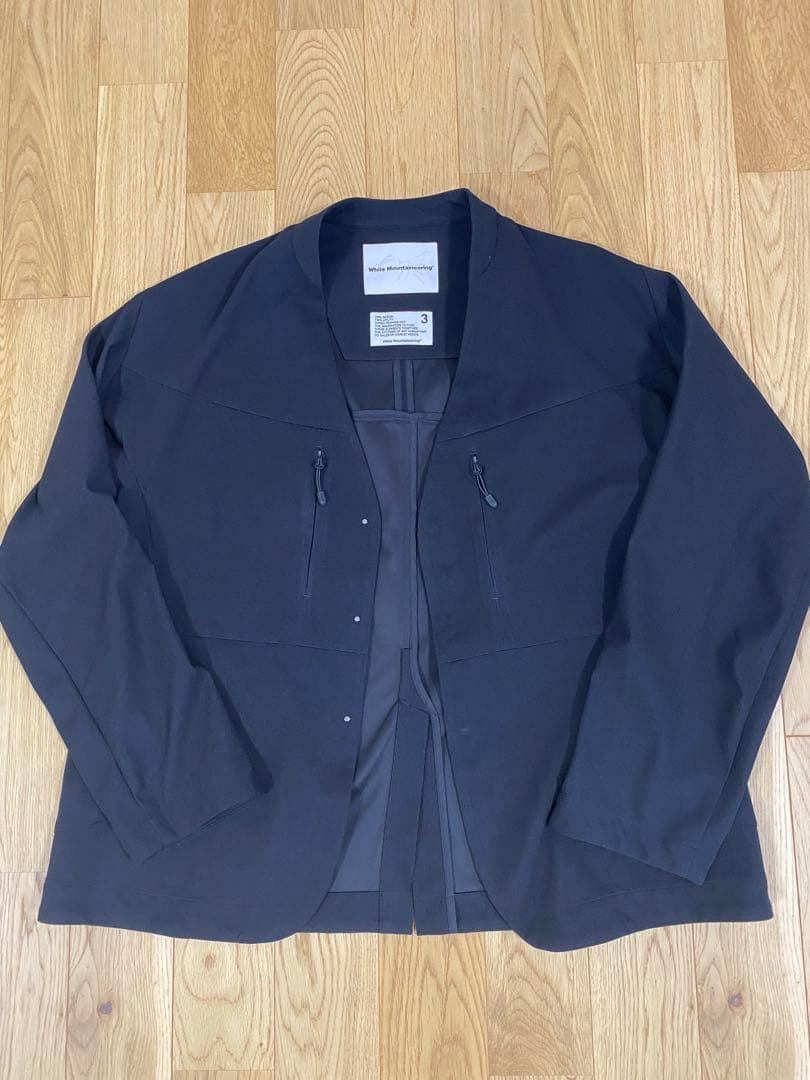 ジャケット・アウター PANAMA JERSEY NO COLLAR JACKET