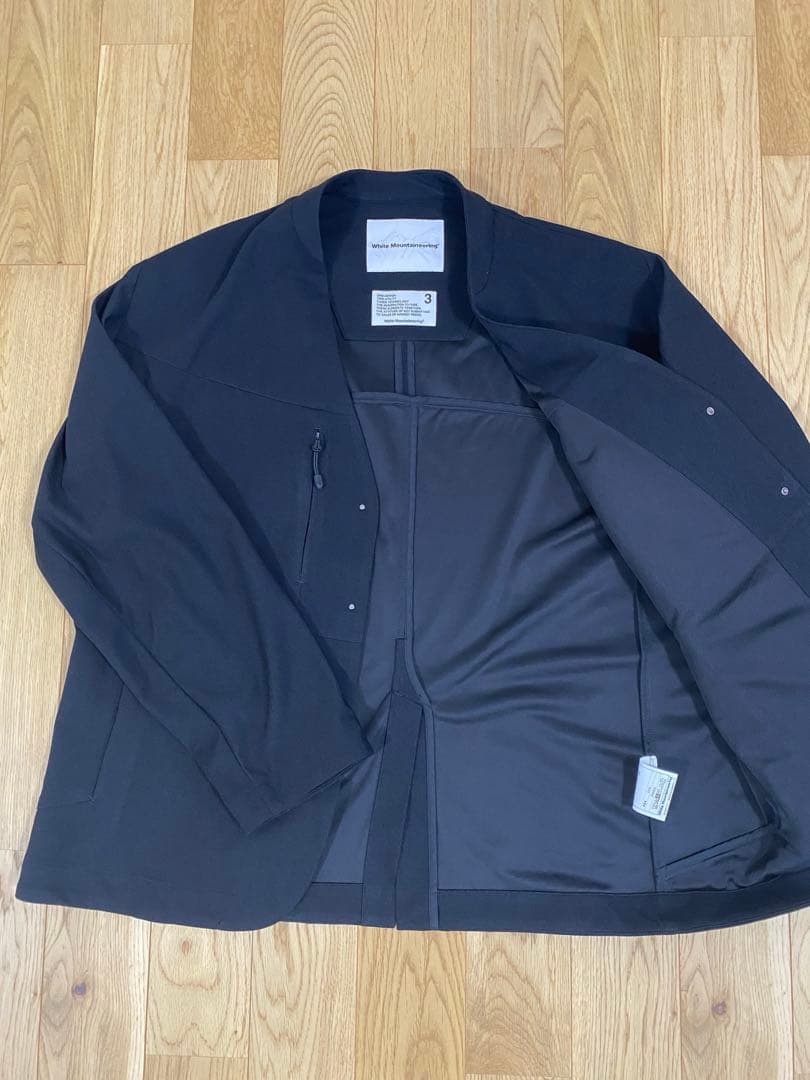 ジャケット・アウター PANAMA JERSEY NO COLLAR JACKET