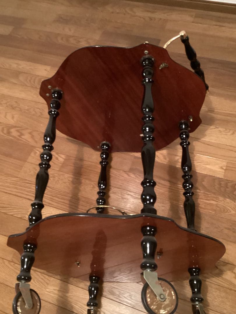 イタリア製☆象嵌細工☆Demain☆キッチンワゴン