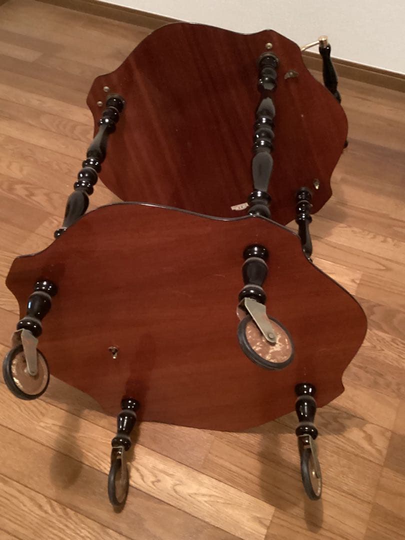 イタリア製☆象嵌細工☆Demain☆キッチンワゴン