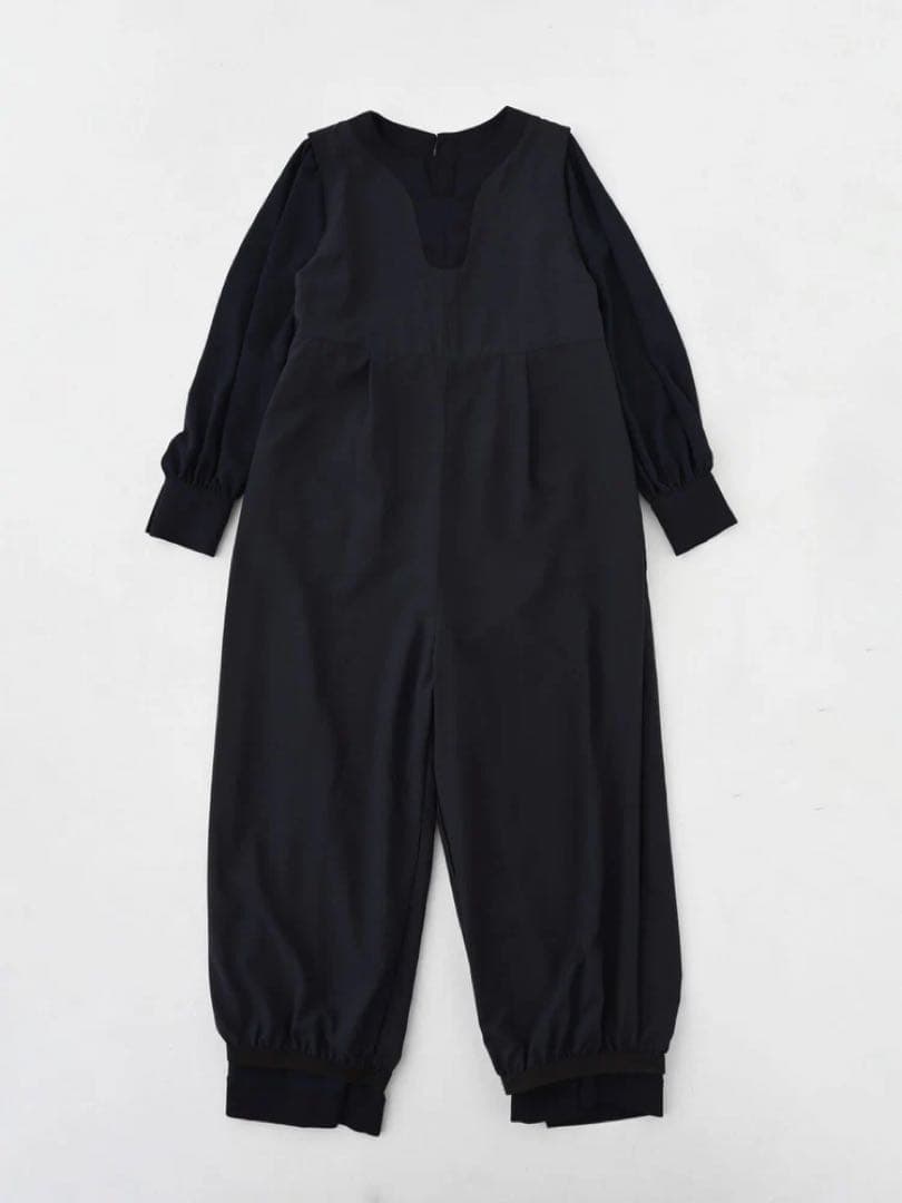 COHINA 【cahoさんコラボ】 ソフトドビーオールインワン　ブラック