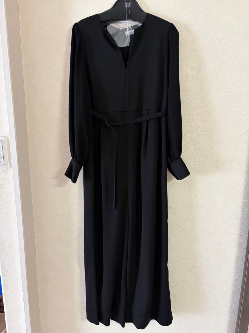 COHINA 【cahoさんコラボ】 ソフトドビーオールインワン　ブラック