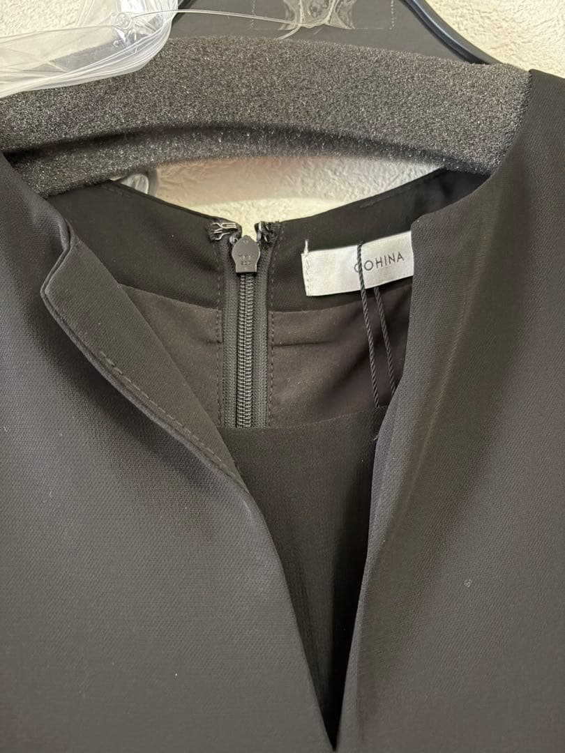 COHINA 【cahoさんコラボ】 ソフトドビーオールインワン　ブラック