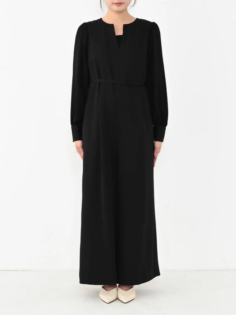 COHINA 【cahoさんコラボ】 ソフトドビーオールインワン　ブラック