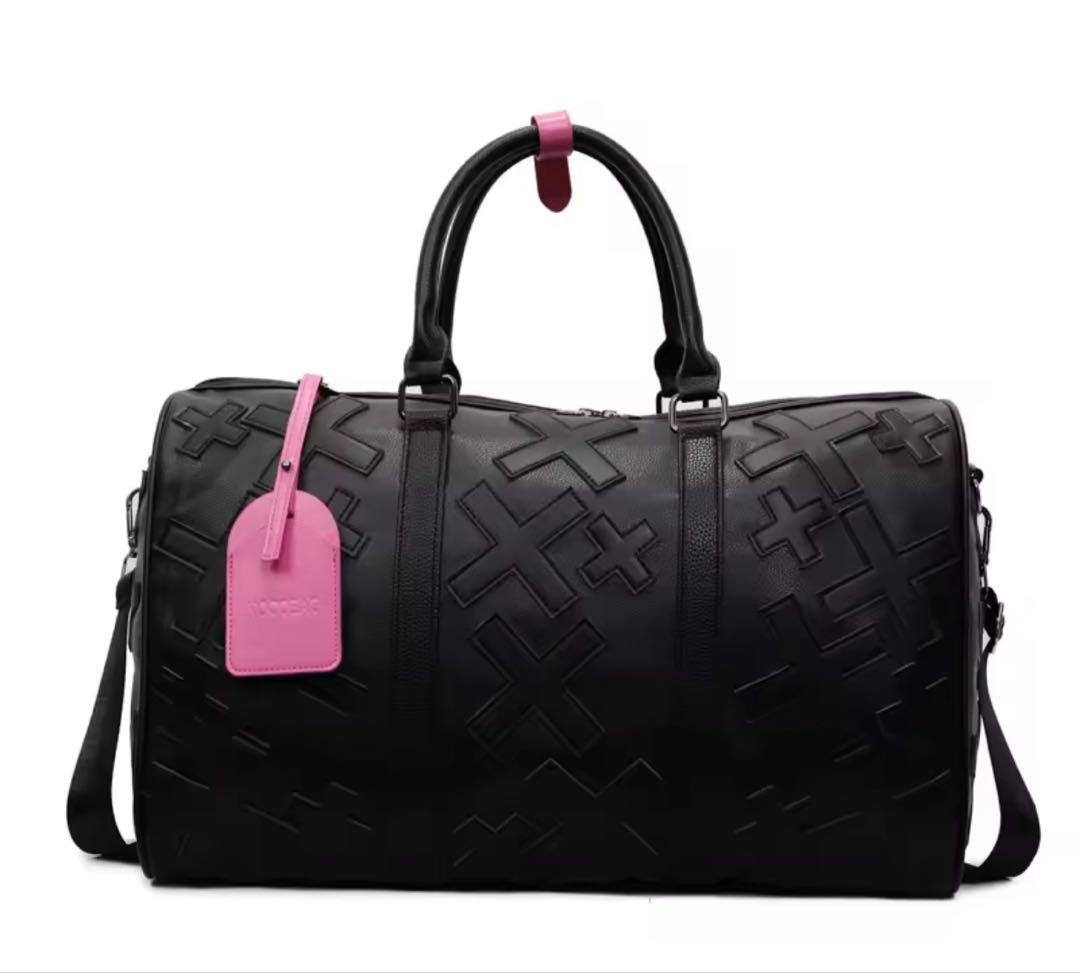 バッグ black patch Boston bag