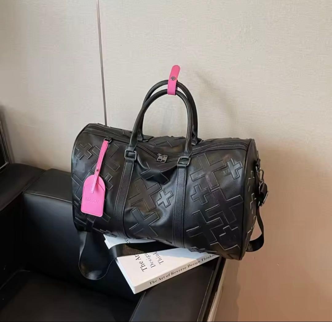 バッグ black patch Boston bag