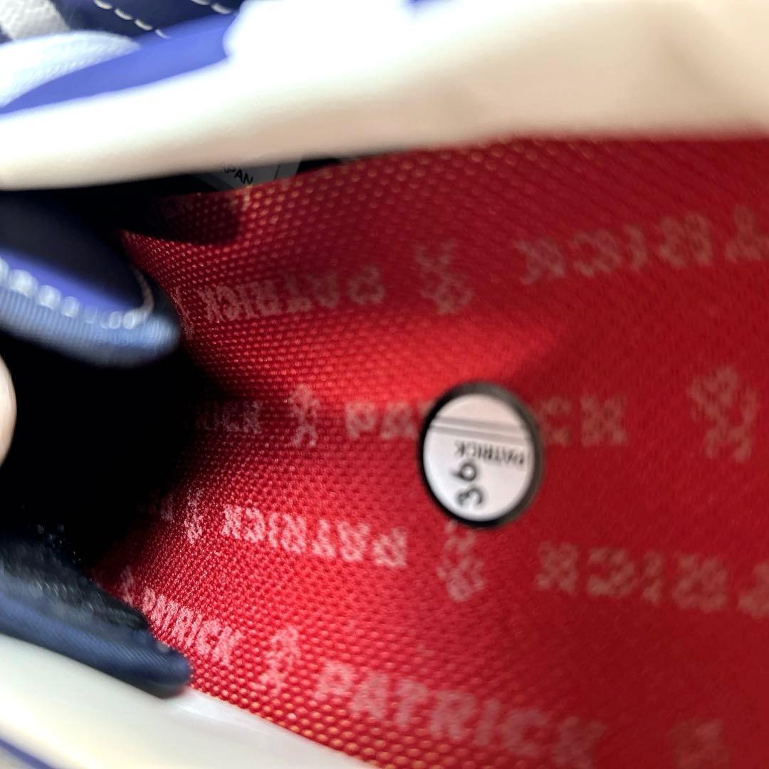 新品・未使用【PATRICK】パトリック/レザースニーカー/シュリー/ネイビー/