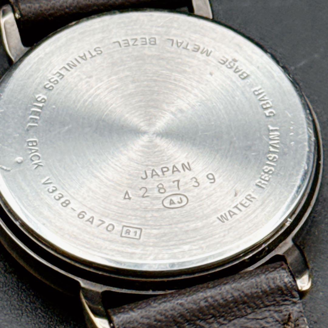 【稼働品】ALBA SUCCESS ムーンフェイズ クォーツ レディース 腕時計